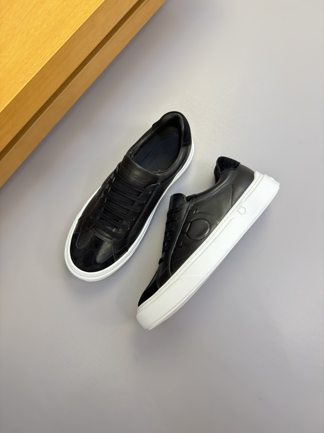 Ferragamo Style Leather Men's Shoes Men's Shoes Men's Shoes detail image 3 from source 783455