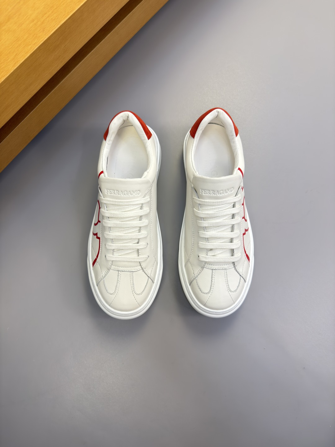 Ferragamo Style Leather Men's Shoes Lookbook Reference image 2