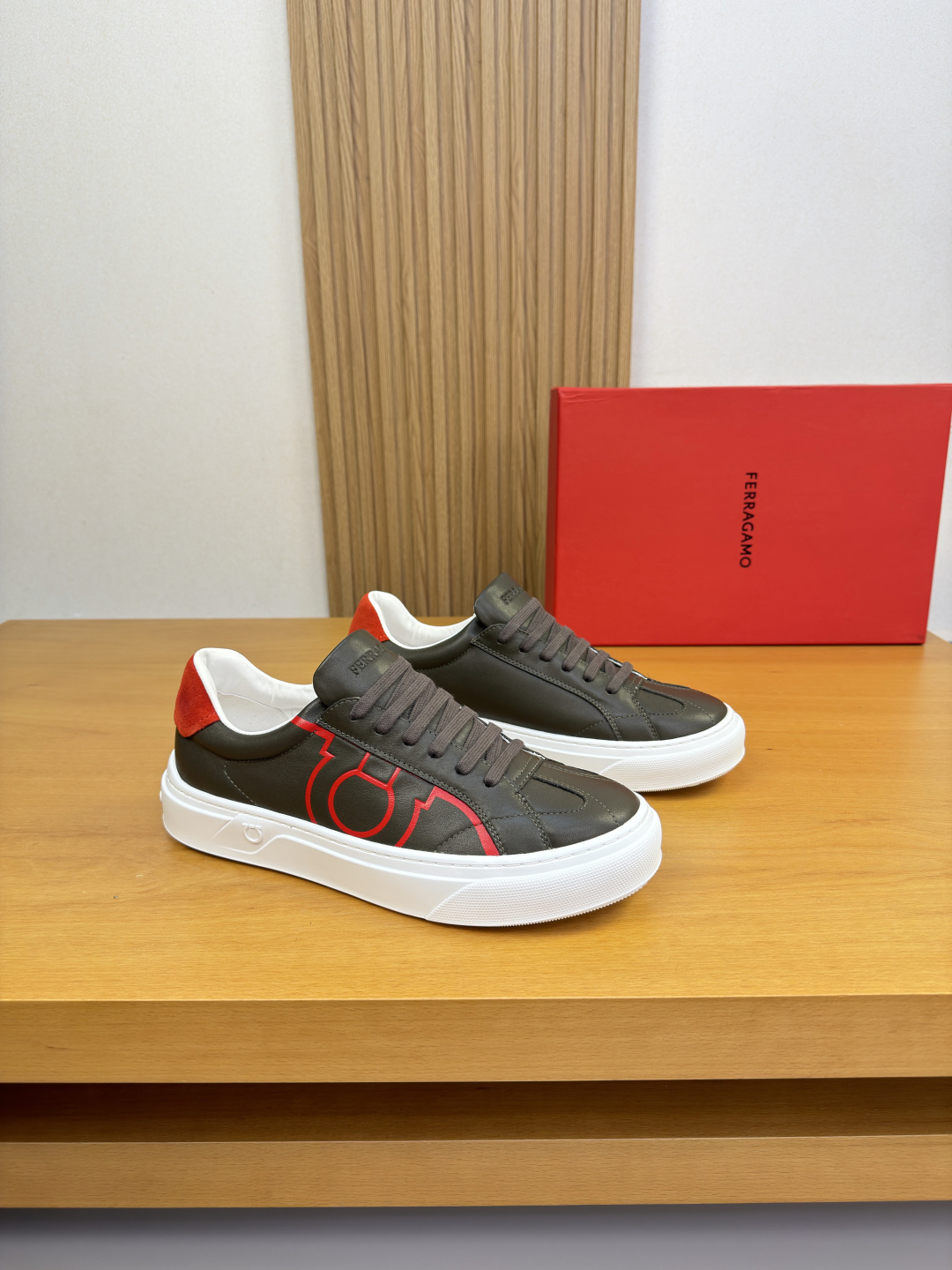 Ferragamo Style Leather Men's Shoes Lookbook Reference image 1