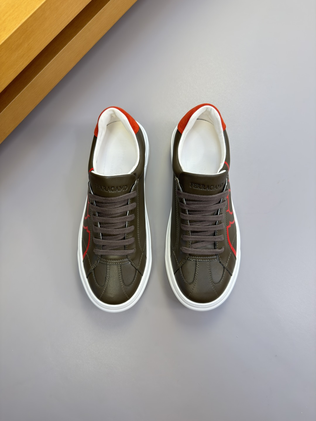 Ferragamo Style Leather Men's Shoes Lookbook Reference image 2