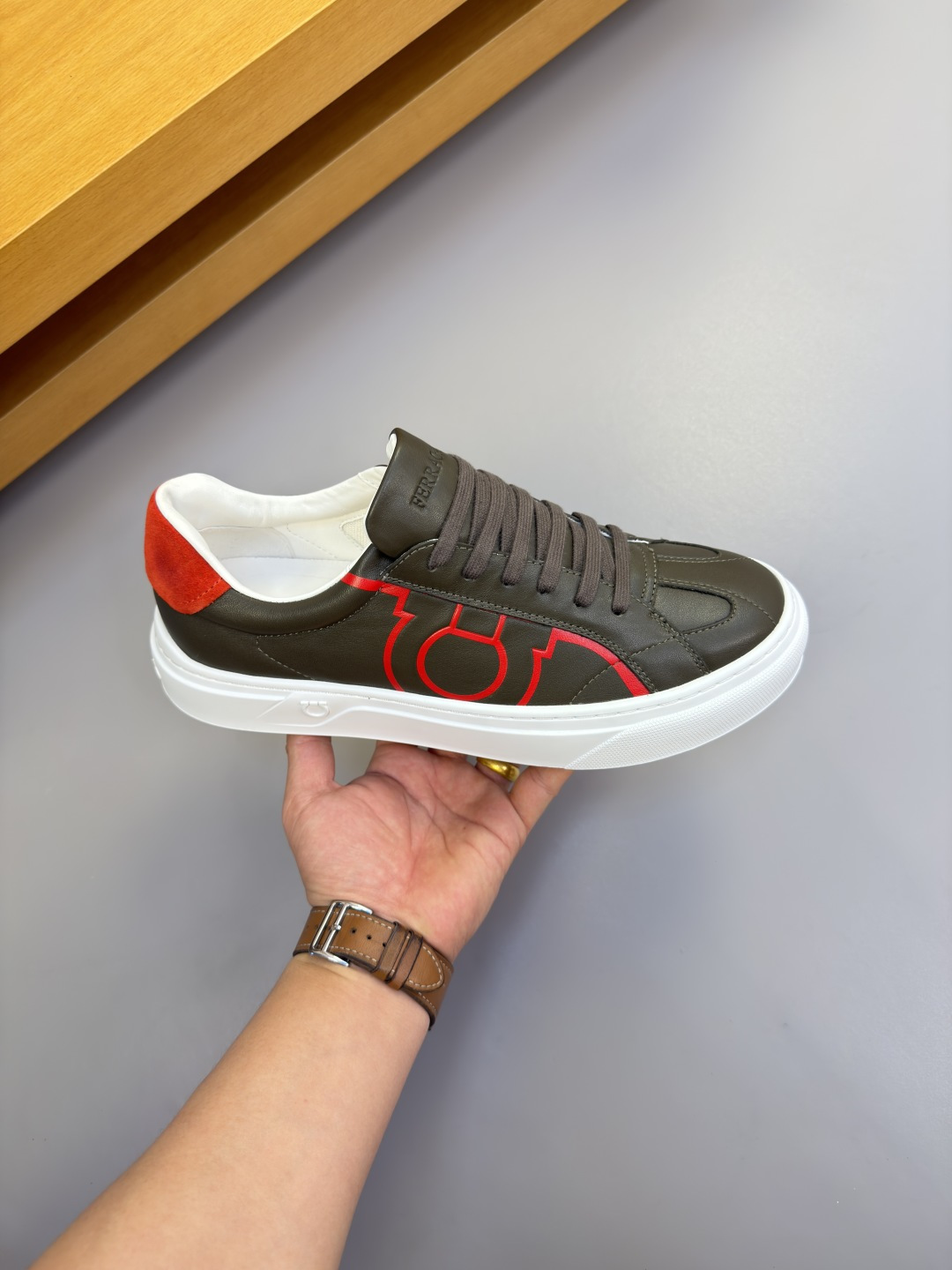 Ferragamo Style Leather Men's Shoes Men's Shoes Men's Shoes detail image 4 from source 783457