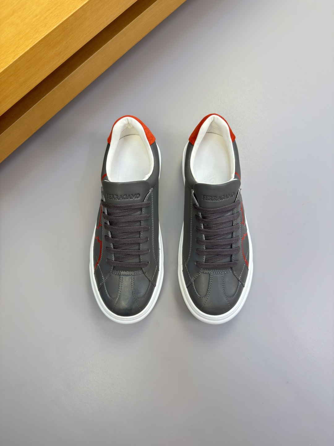 Ferragamo Style Leather Men's Shoes Lookbook Reference image 2