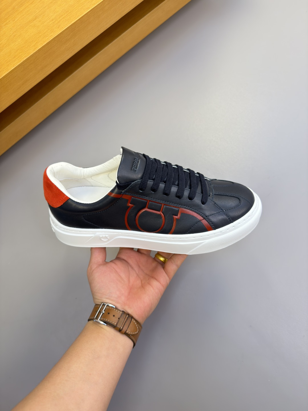 Ferragamo Style Leather Men's Shoes Men's Shoes Men's Shoes detail image 4 from source 783459