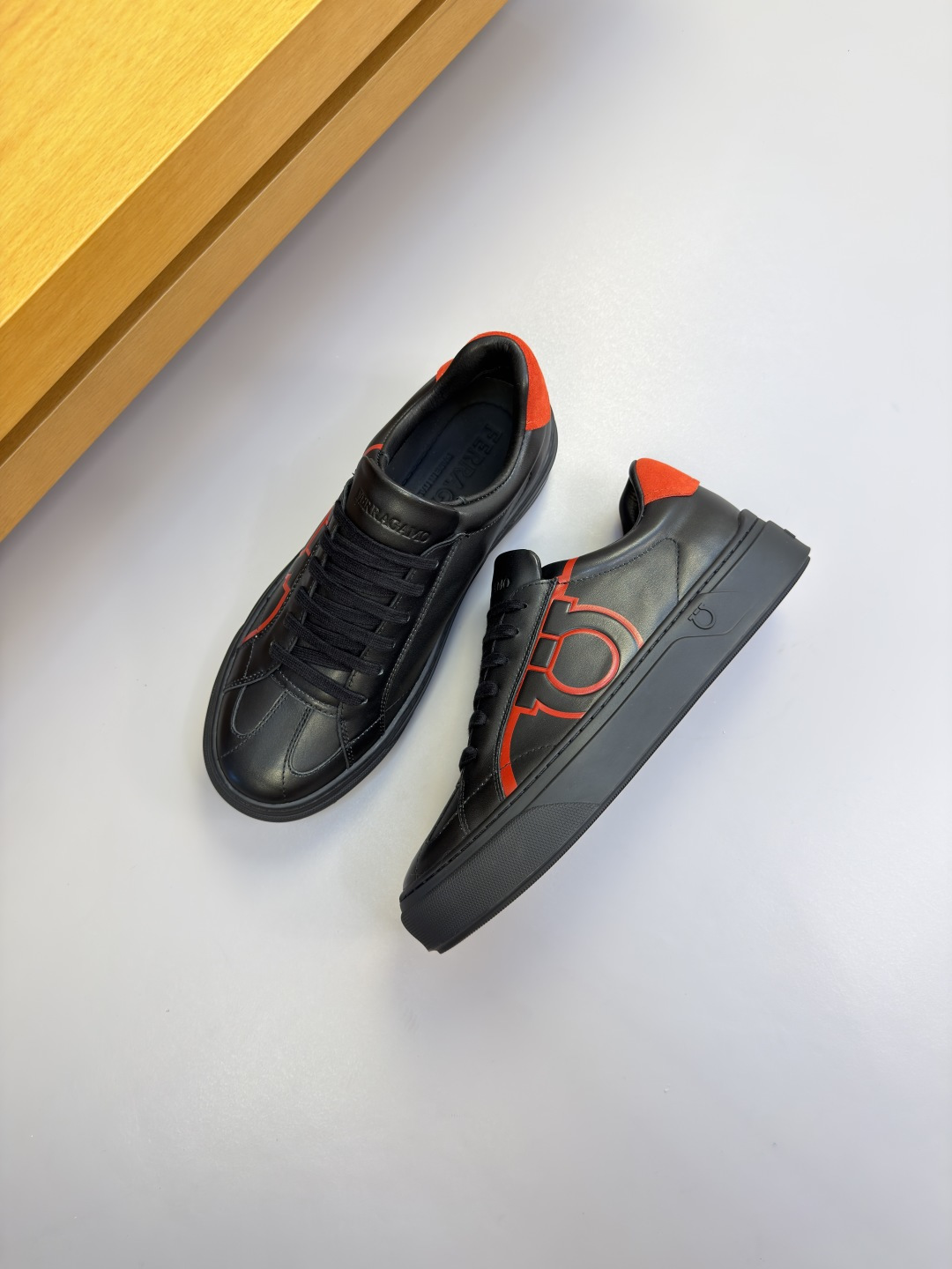 Ferragamo Style Leather Men's Shoes Men's Shoes Men's Shoes detail image 3 from source 783460