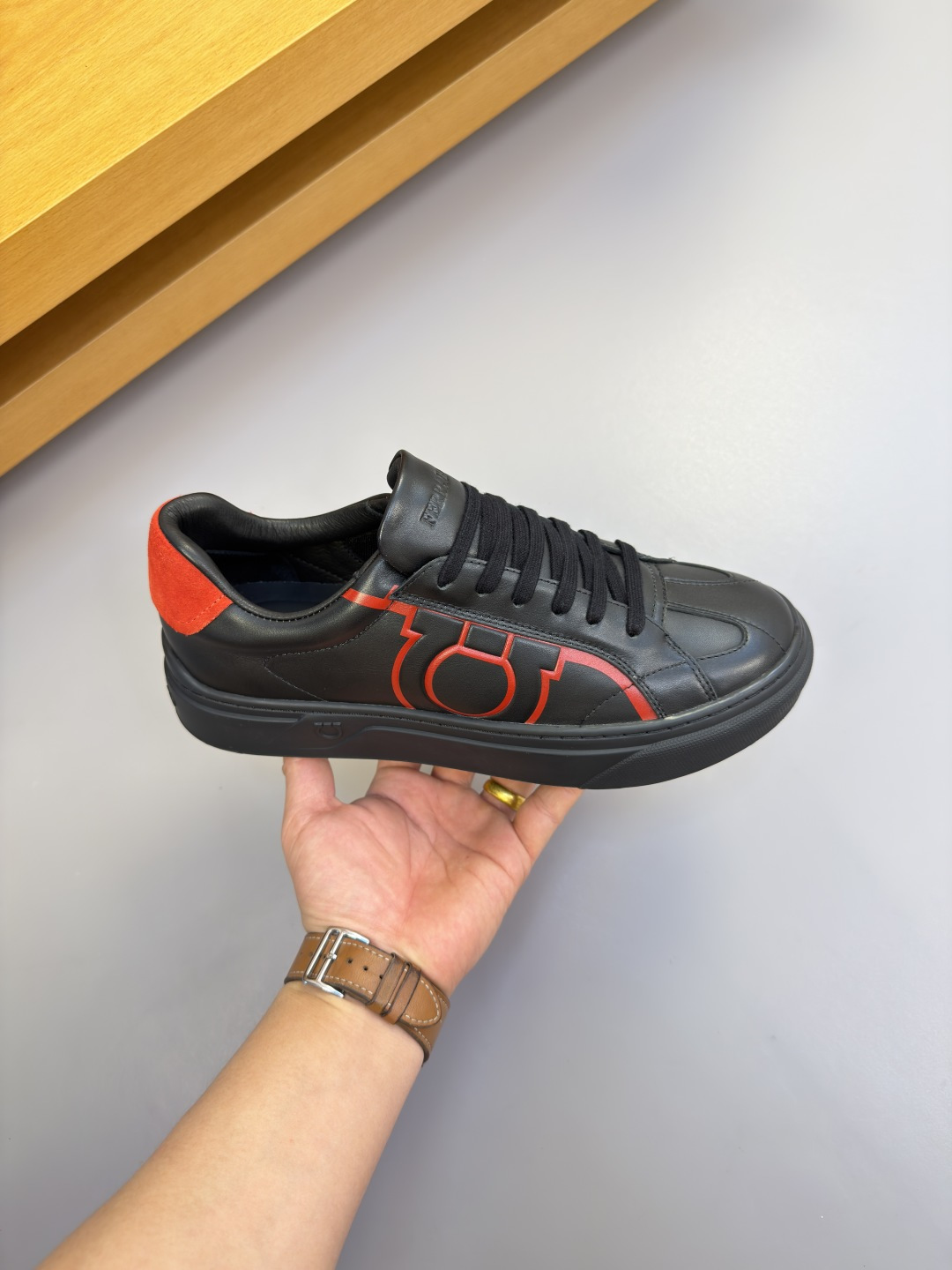 Ferragamo Style Leather Men's Shoes Men's Shoes Men's Shoes detail image 4 from source 783460