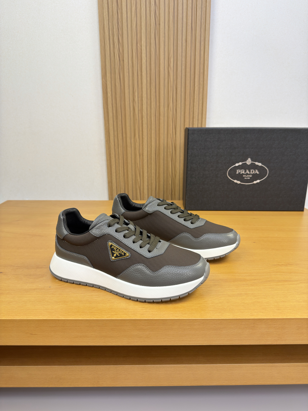 Prada Style Leather Men's Shoes Lookbook Reference image 1