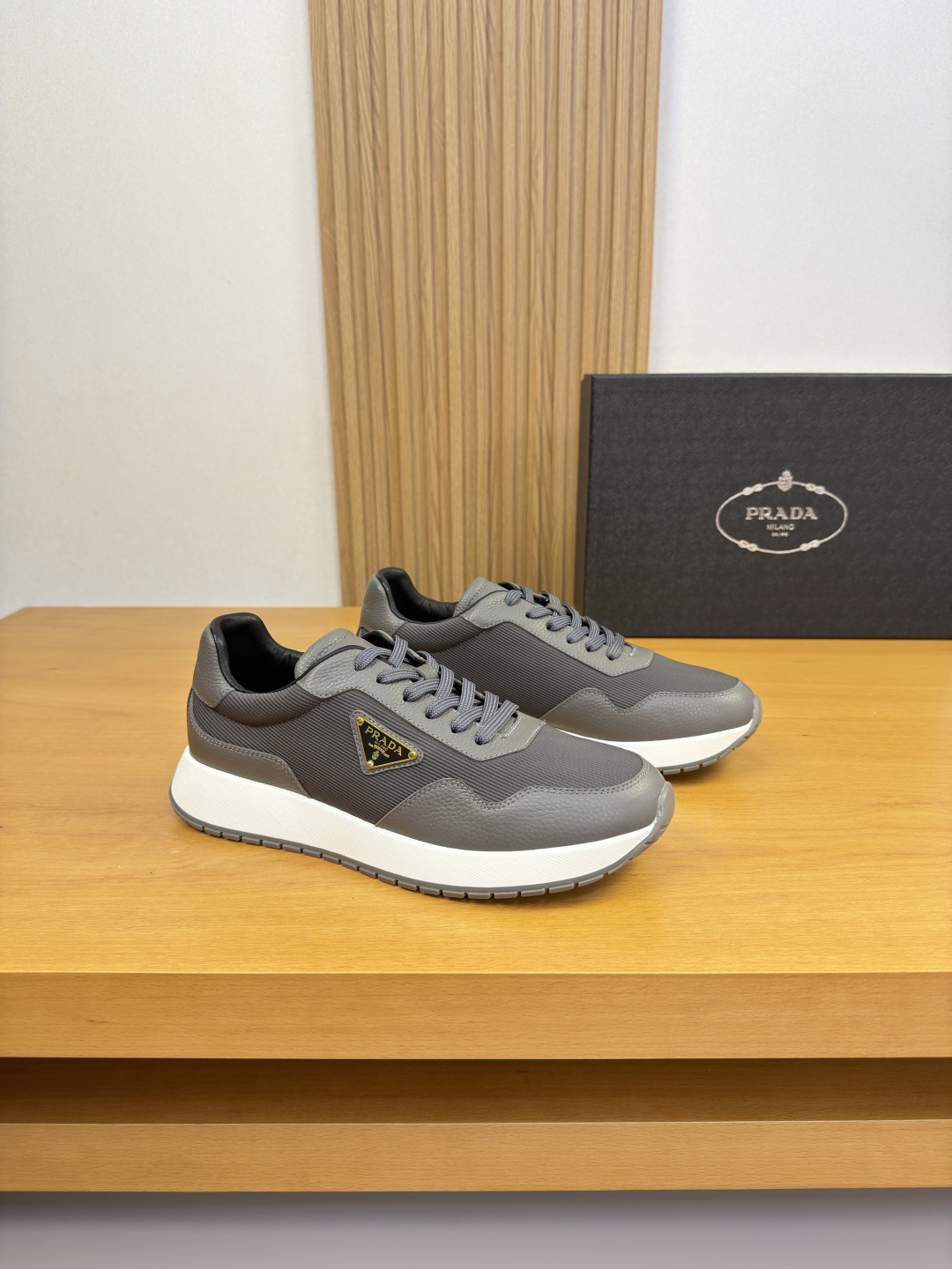 Prada Style Leather Men's Shoes Lookbook Reference image 1