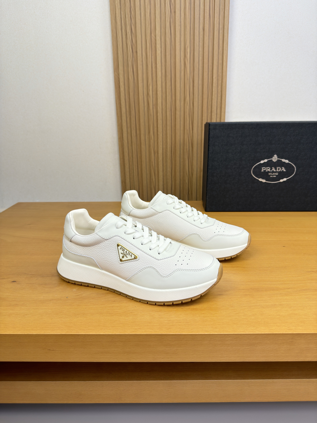 Prada Style Leather Men's Shoes Lookbook Reference image 1