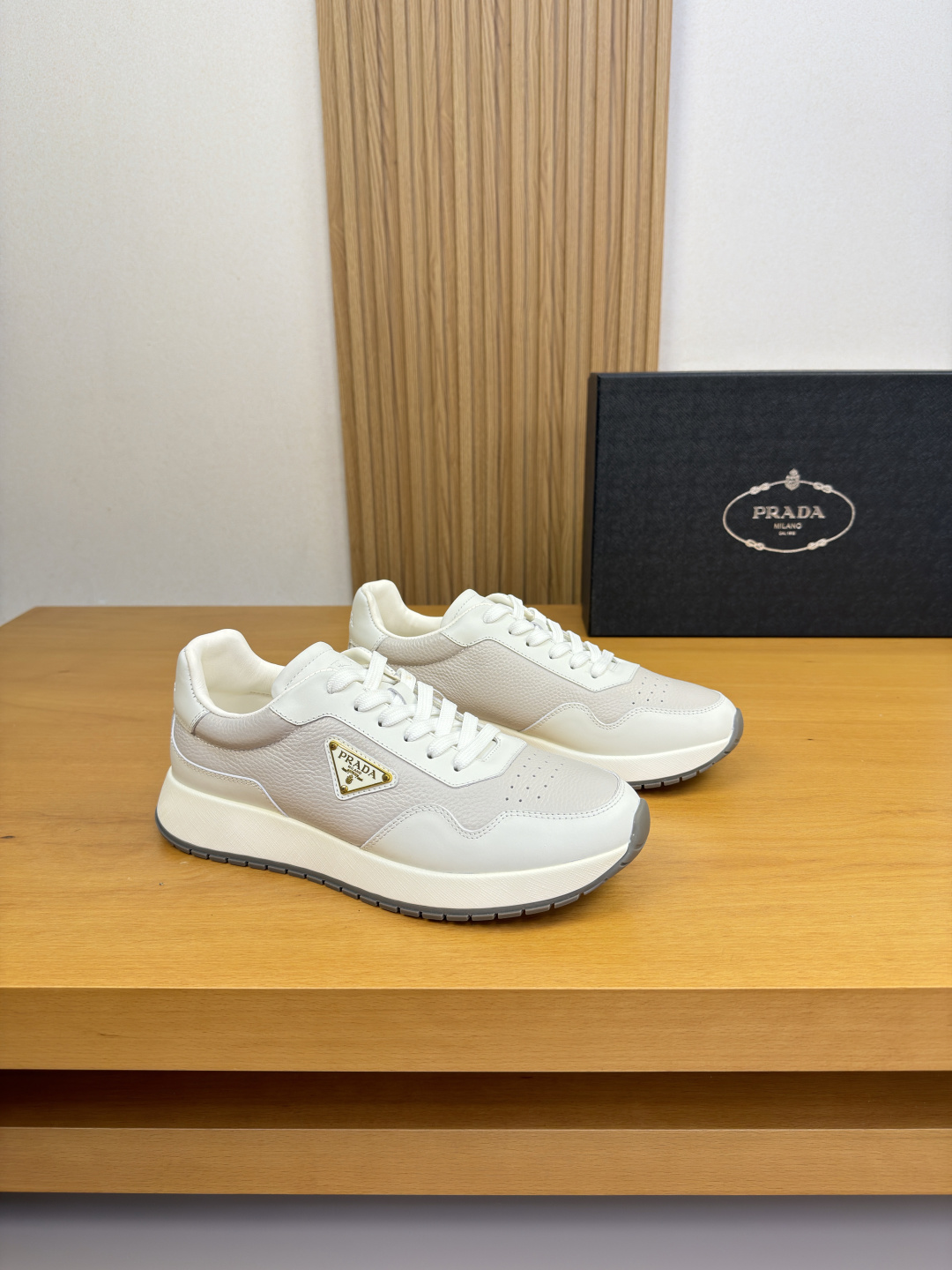 Prada Style Leather Men's Shoes Lookbook Reference image 1