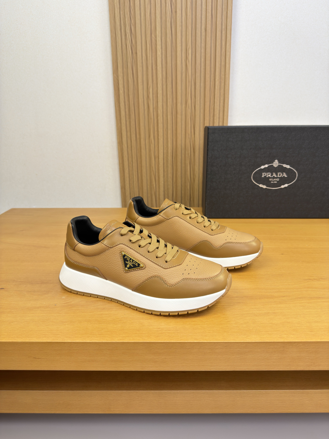 Prada Style Leather Men's Shoes Lookbook Reference image 1