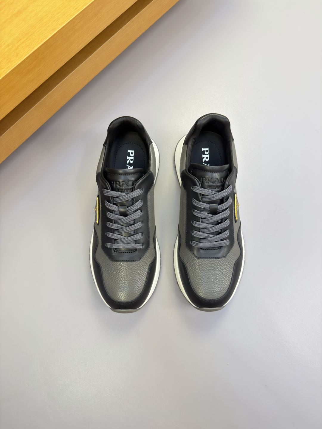 Prada Style Leather Men's Shoes Lookbook Reference image 2