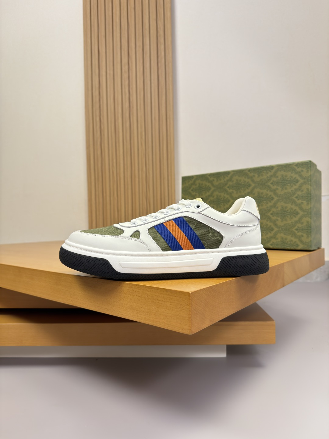 Gucci Style Leather Men's Shoes style reference detail image 5 from source 781400
