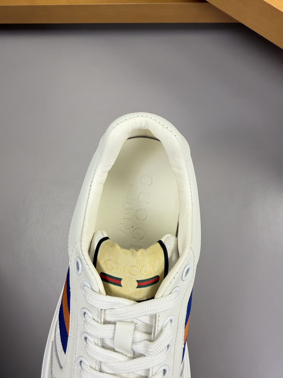 Gucci Style Leather Men's Shoes style reference detail image 7 from source 781402