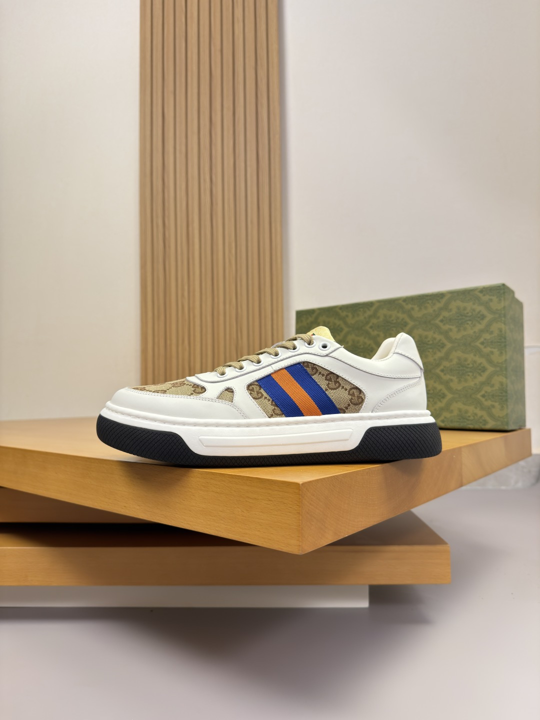 Gucci Style Leather Men's Shoes style reference detail image 5 from source 781403