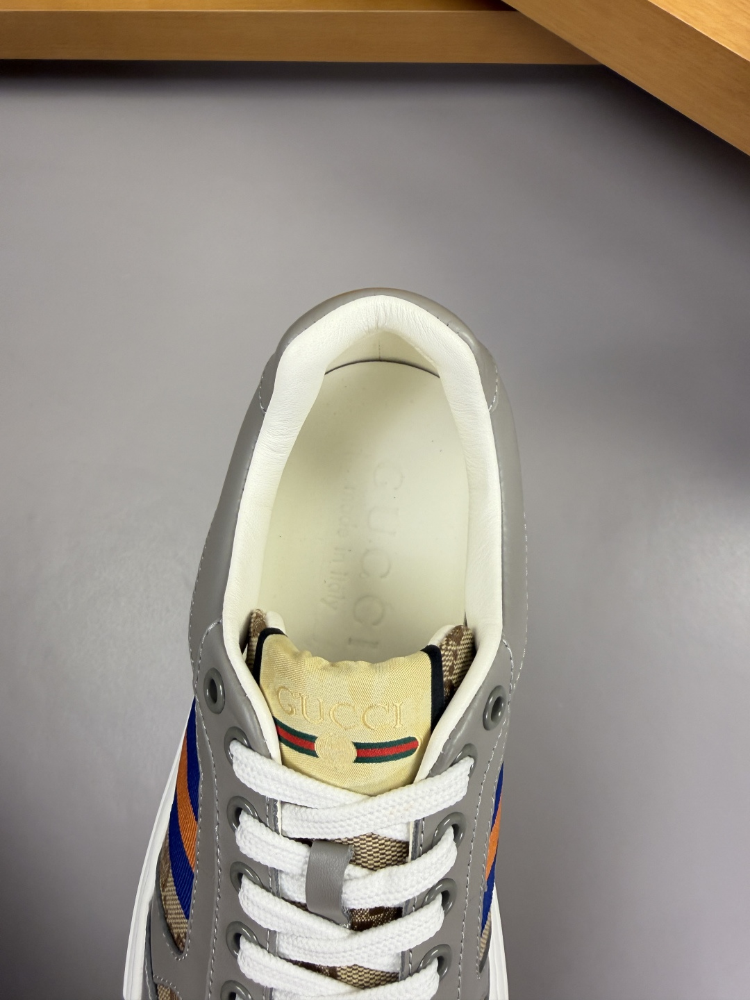 Gucci Style Leather Men's Shoes style reference detail image 7 from source 781405