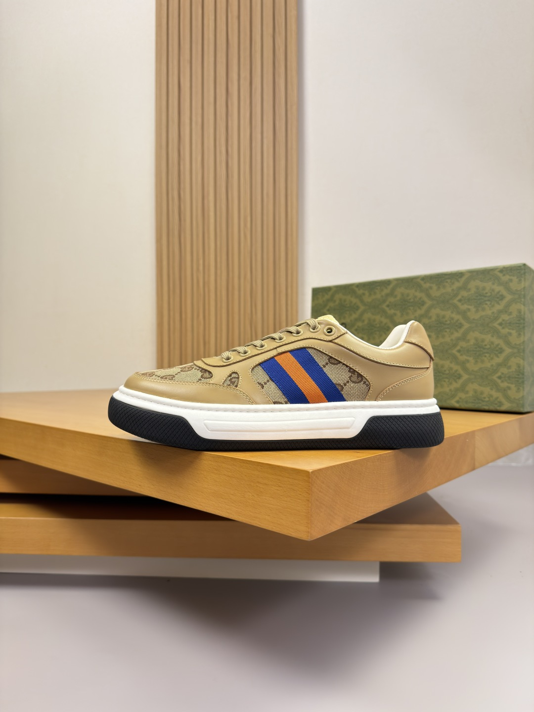 Gucci Style Leather Men's Shoes style reference detail image 5 from source 781406