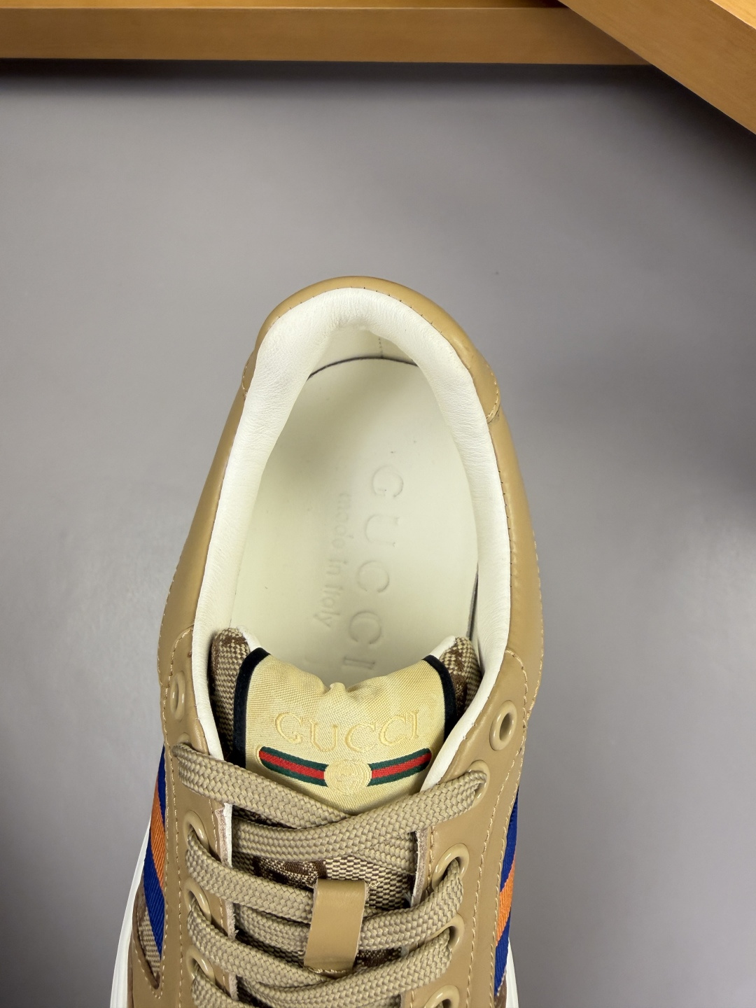 Gucci Style Leather Men's Shoes style reference detail image 7 from source 781406