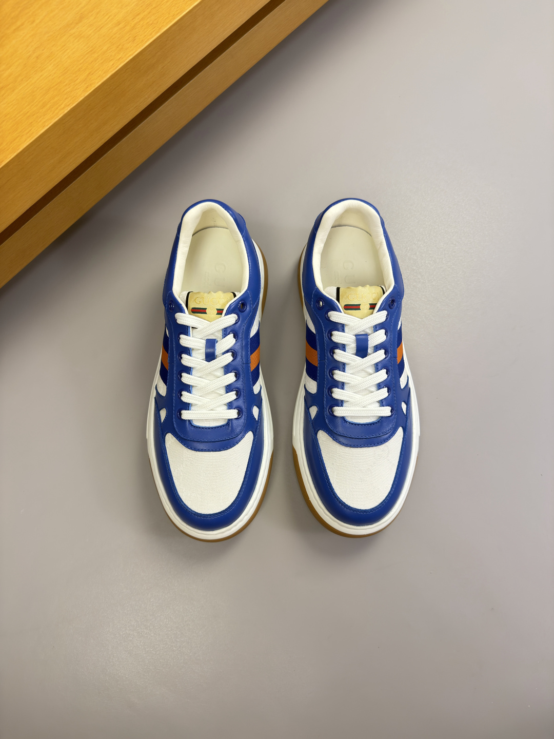 Gucci Style Leather Men's Shoes style reference detail image 2 from source 781407