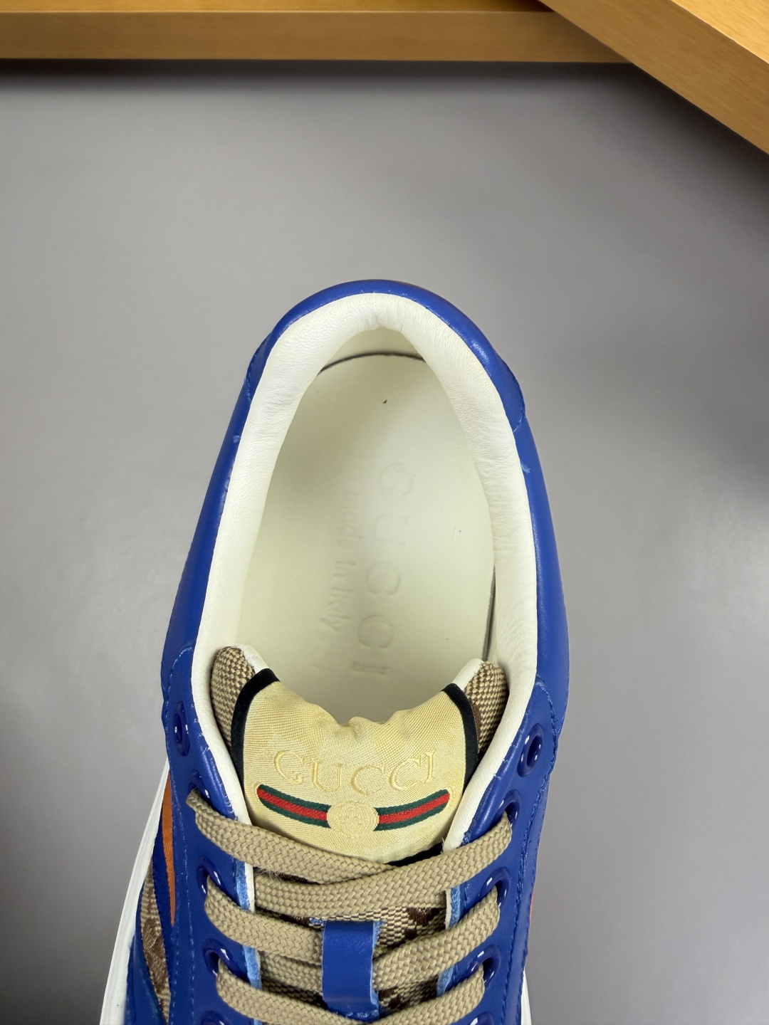 Gucci Style Leather Men's Shoes style reference detail image 7 from source 781408