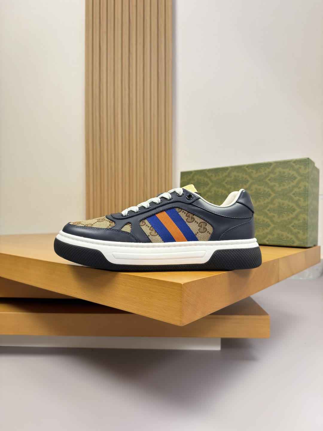 Gucci Style Leather Men's Shoes style reference detail image 5 from source 781410