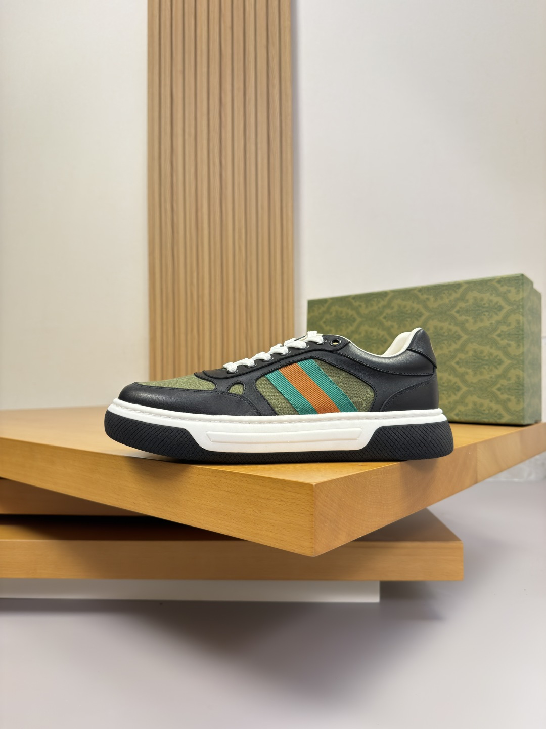 Gucci Style Leather Men's Shoes style reference detail image 5 from source 781412