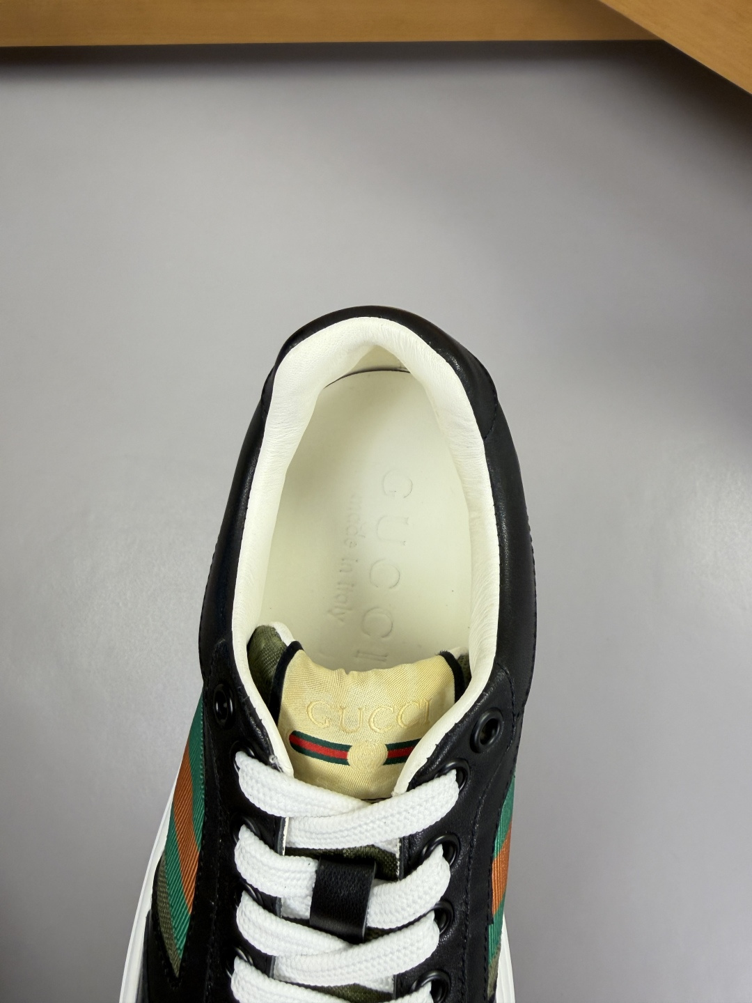 Gucci Style Leather Men's Shoes style reference detail image 7 from source 781412