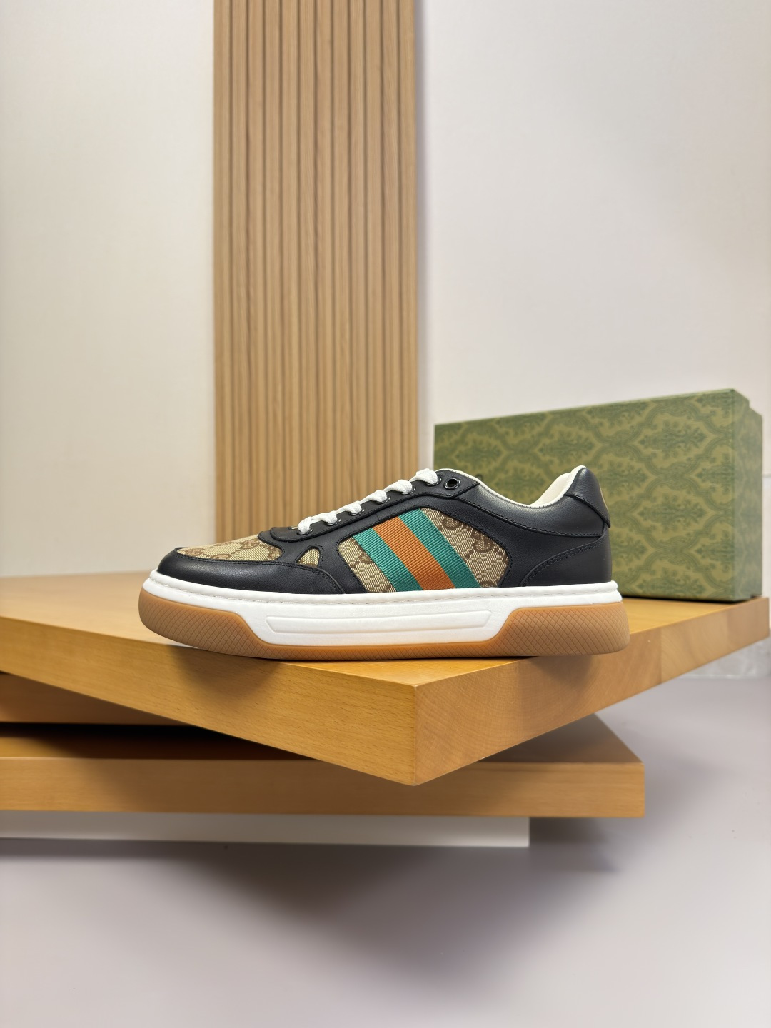 Gucci Style Leather Men's Shoes style reference detail image 5 from source 781413