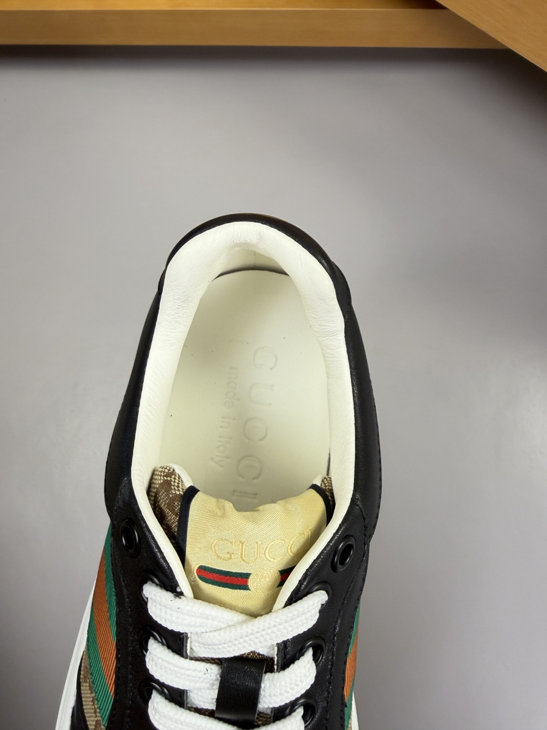 Gucci Style Leather Men's Shoes style reference detail image 7 from source 781413