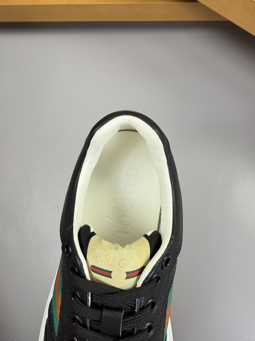Gucci Style Leather Men's Shoes style reference detail image 7 from source 781414