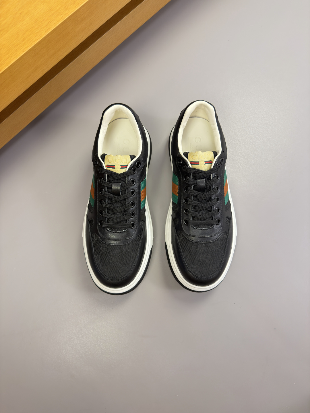 Gucci Style Leather Men's Shoes style reference detail image 2 from source 781414