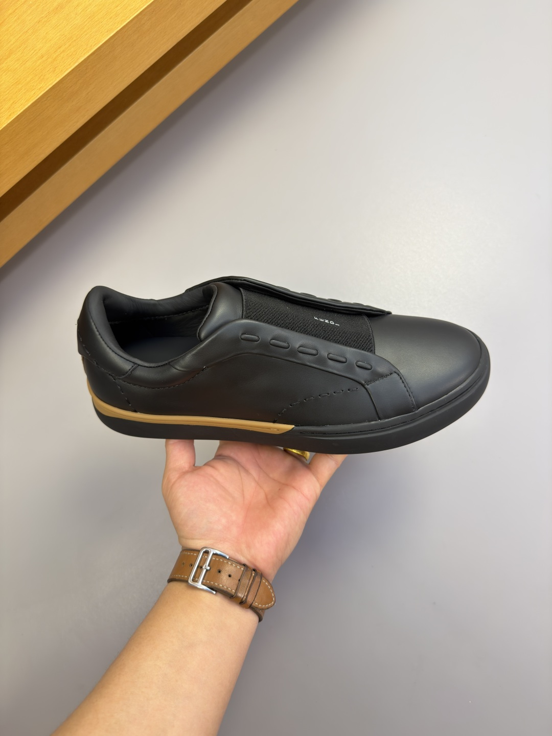 Fendi Haute Couture Classic Luxury Leather Shoe Ref 4