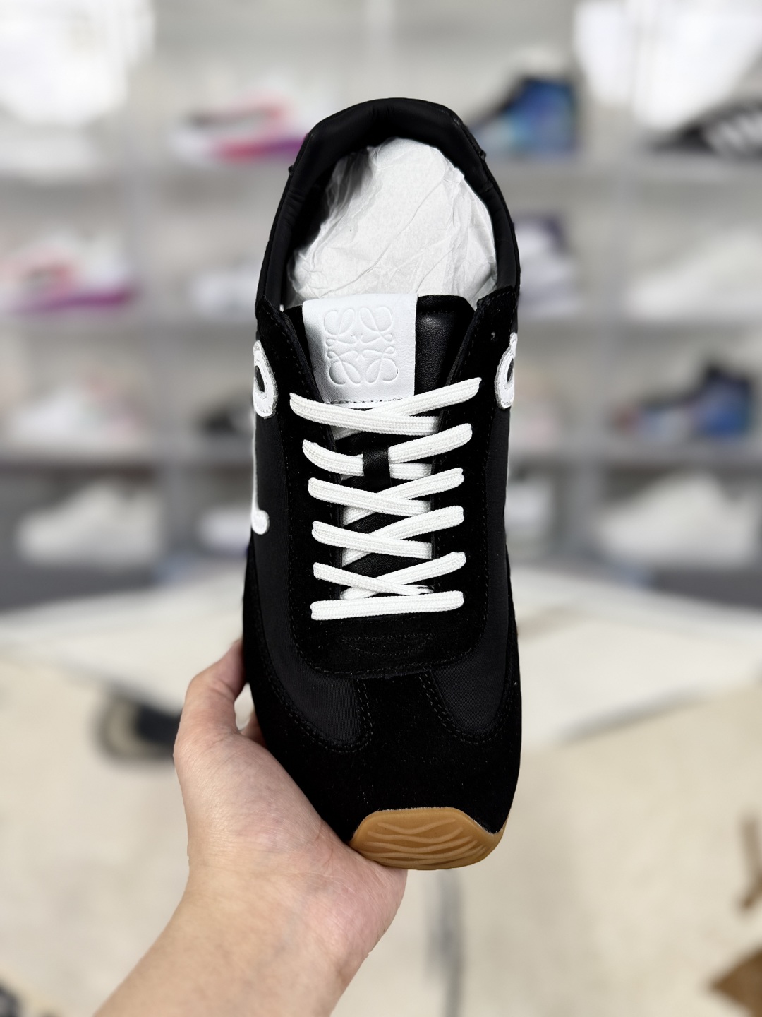 Loewe Ballet Runner 2.0: Calfskin Leather Sneakers, Round Toe, Lace-Up 5 cmp i1746109536052 1021 0 3