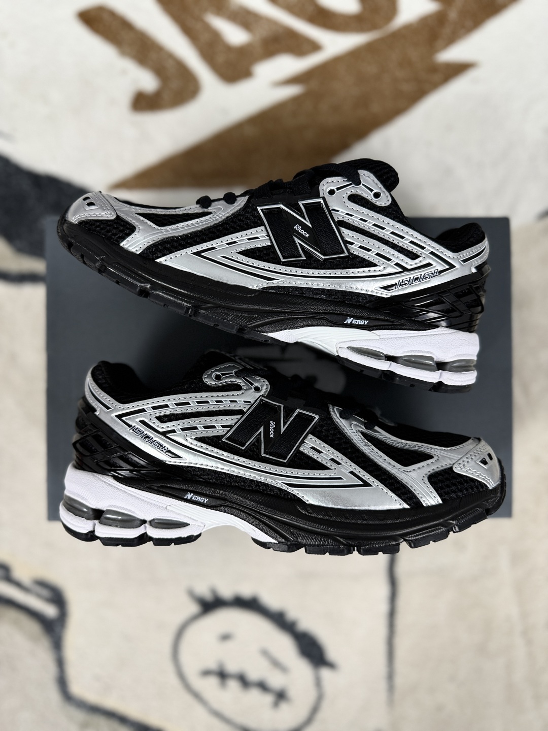 New Balance 1906R Black Silver Retro Running Shoes for Men & Women 8 cmp i1746910075920 2899 0 7