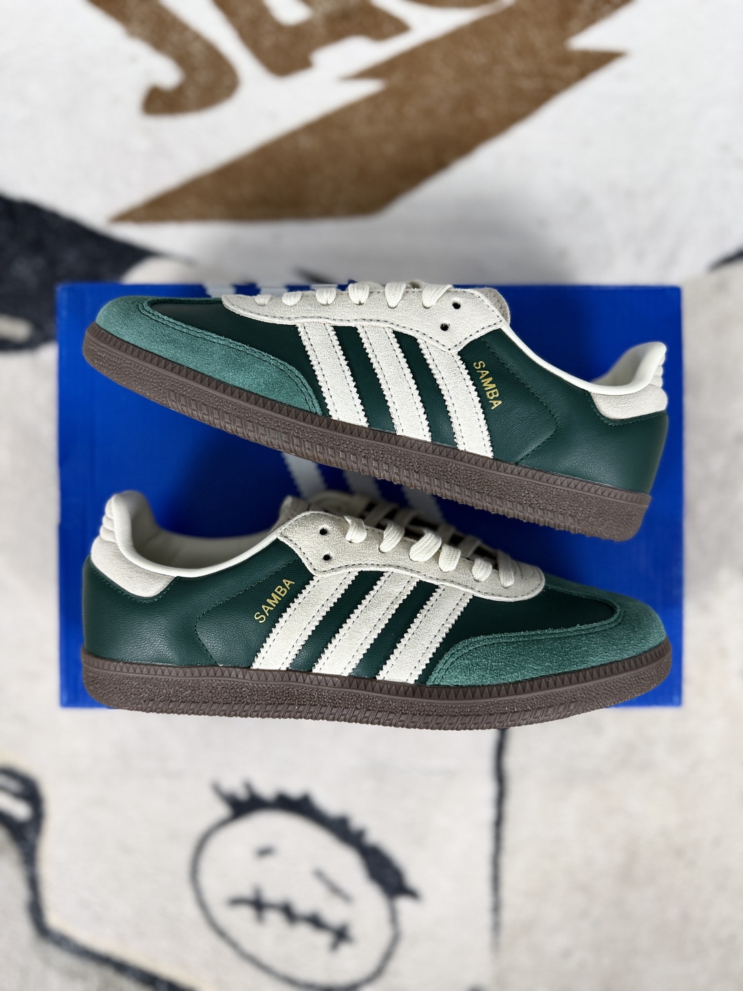 Adidas Originals Samba OG Green White: Comfortable, Stylish, and Durable Sneakers 8 cmp i1746910206320 5633 0 7