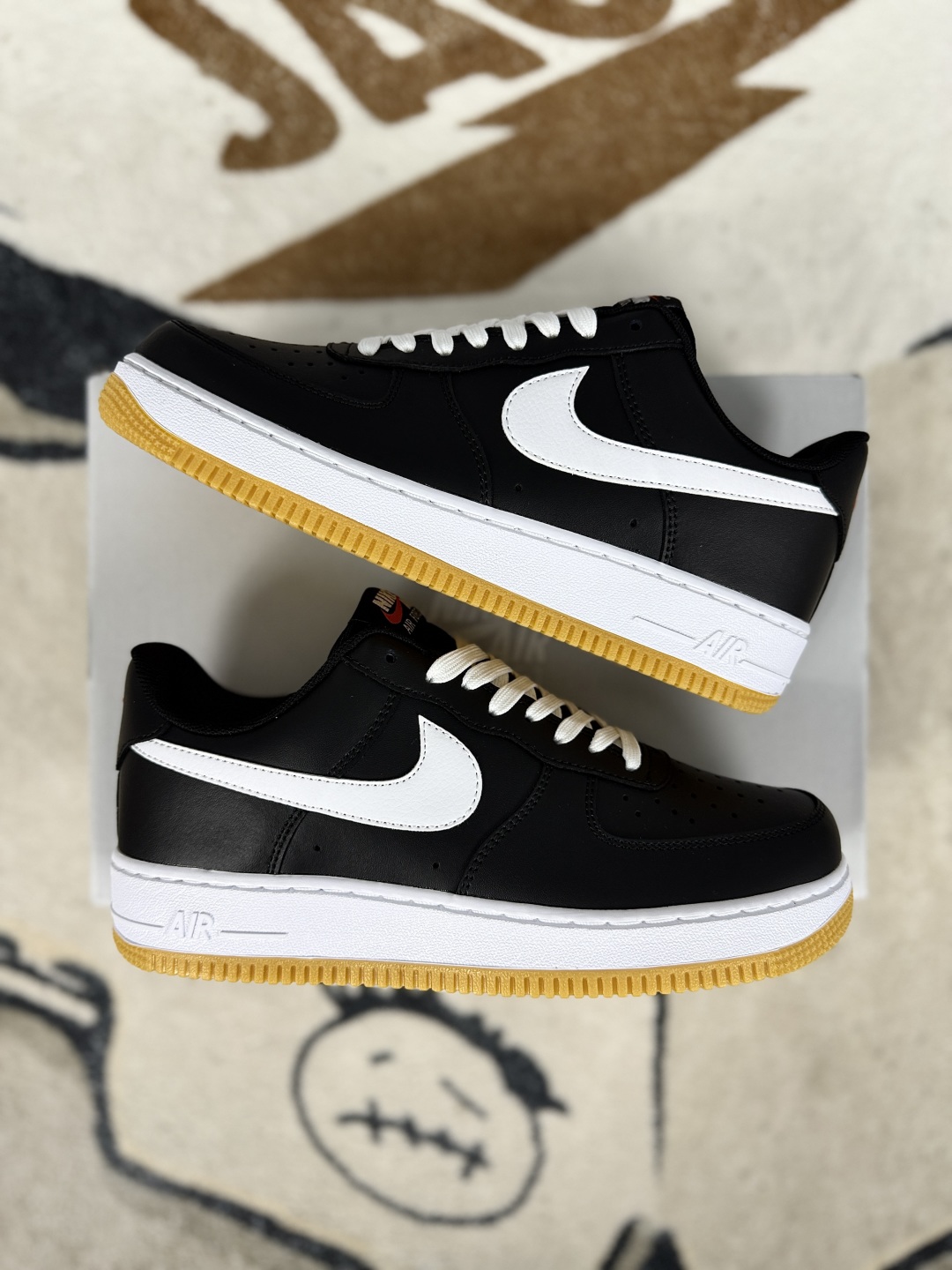 Nike Air Force 1 Low 'Anthracite' Black White Gum Sole - Iconic Sneaker 8 cmp i1746910340395 3325 0 7