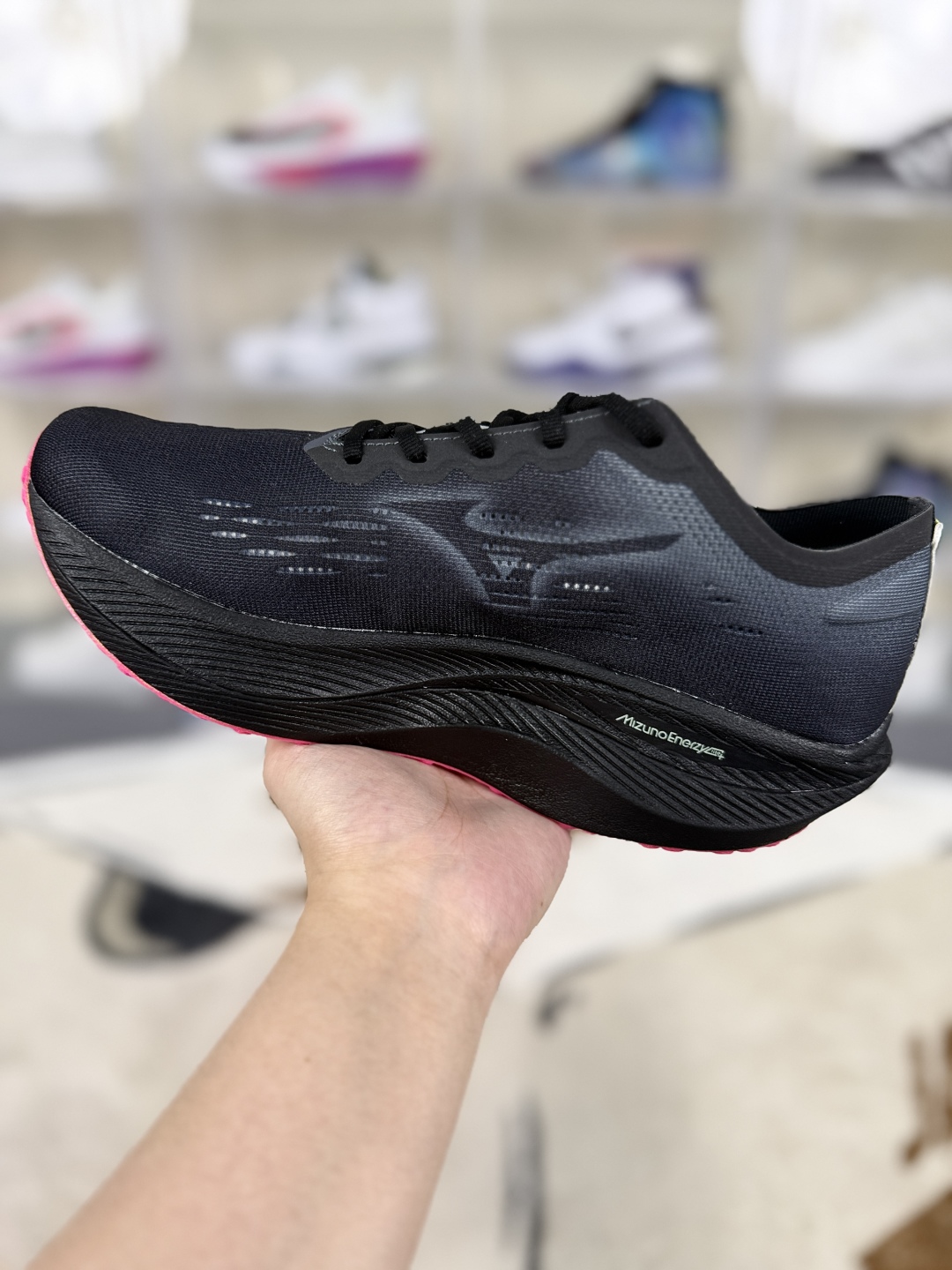 Mizuno Wave Rebellion Pro 2 Running Shoes - Black/Pink, Carbon Fiber Plate 3 cmp i1747088737561 3509 0 1