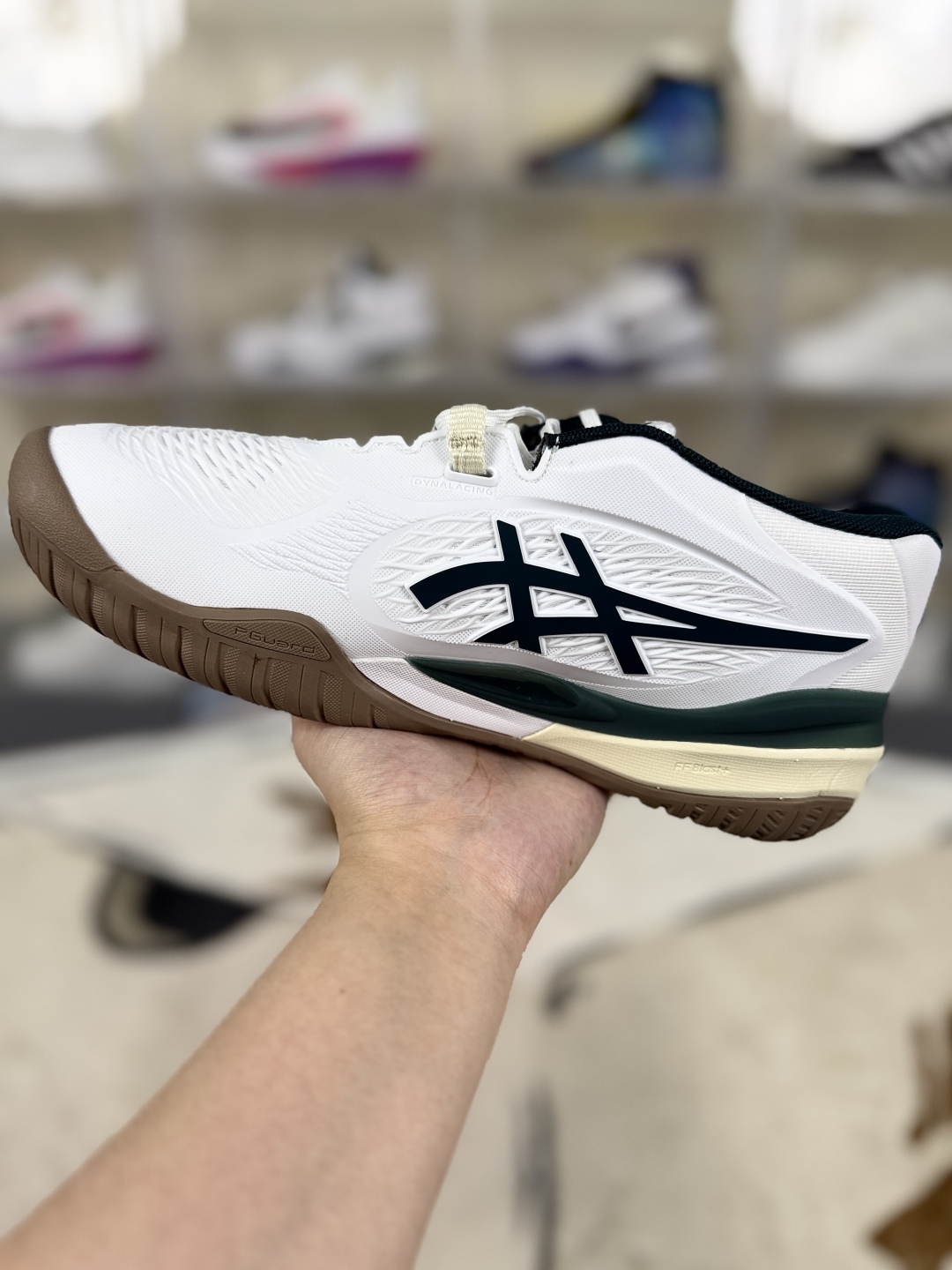 Asics GEL-RESOLUTION X White/Green Tennis Shoes - Comfort & Durability 2 cmp i1747262155711 8432 0 1