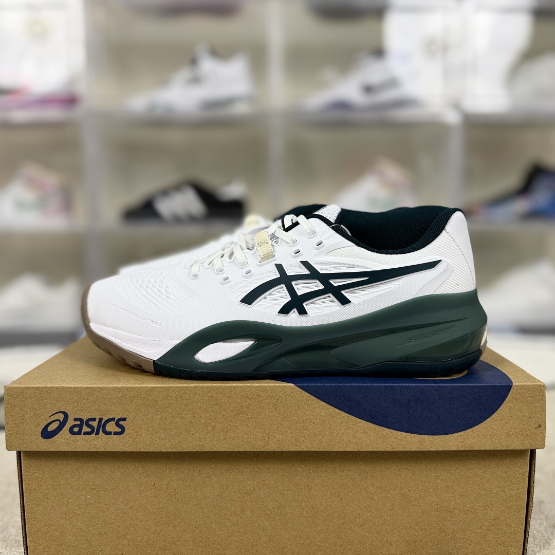 Asics GEL-RESOLUTION X White/Green Tennis Shoes - Comfort & Durability 9 cmp i1747262157053 3646 0 8