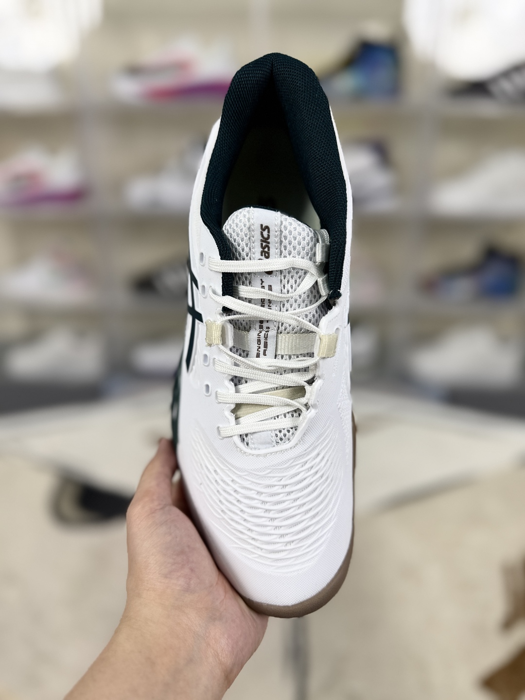 Asics GEL-RESOLUTION X White/Green Tennis Shoes - Comfort & Durability 4 cmp i1747262159830 5712 0 3