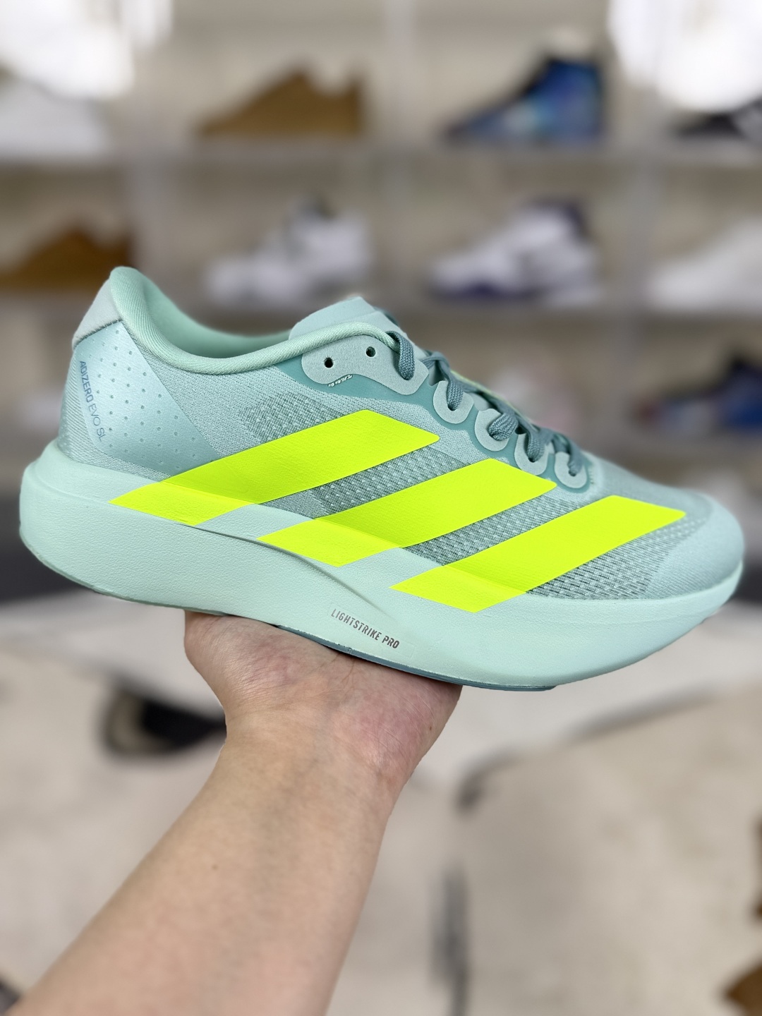 Adidas Adizero Evo SL Tiffany Green Running Shoes - Lightweight & Comfortable 2 cmp i1747428978000 3218 0 0