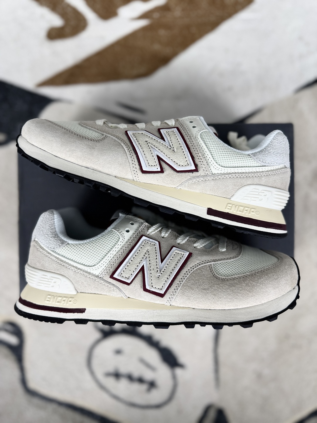 New Balance 574 Retro Running Shoes - Cushioned, Non-Slip, All-Day Comfort 9 cmp i1747600799853 5152 0 7