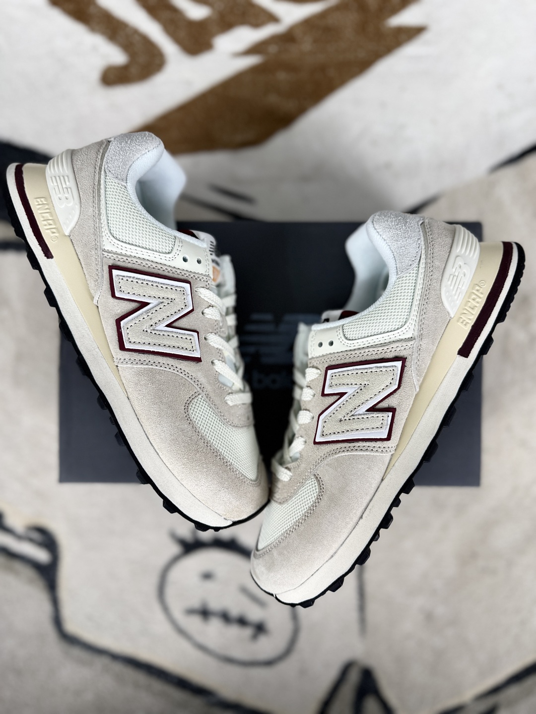 New Balance 574 Retro Running Shoes - Cushioned, Non-Slip, All-Day Comfort 6 cmp i1747600805689 2034 0 6