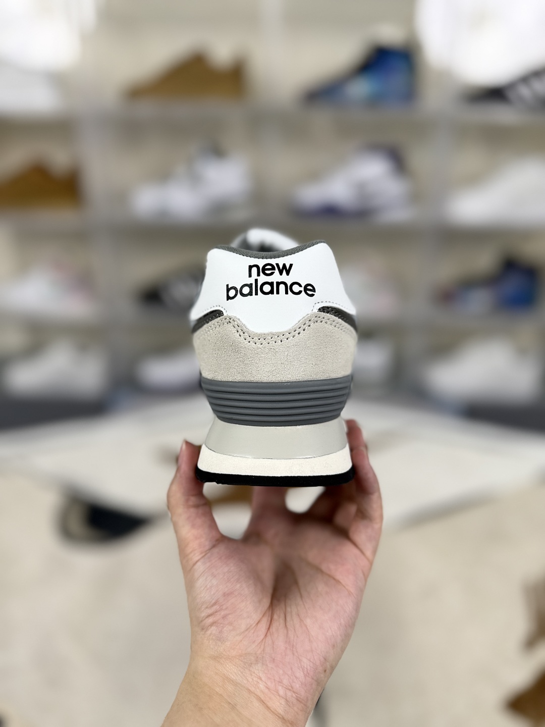 New Balance 574 Classic Grey Suede Sneakers - Retro Style & Comfort 3 cmp i1747600861421 4981 0 2