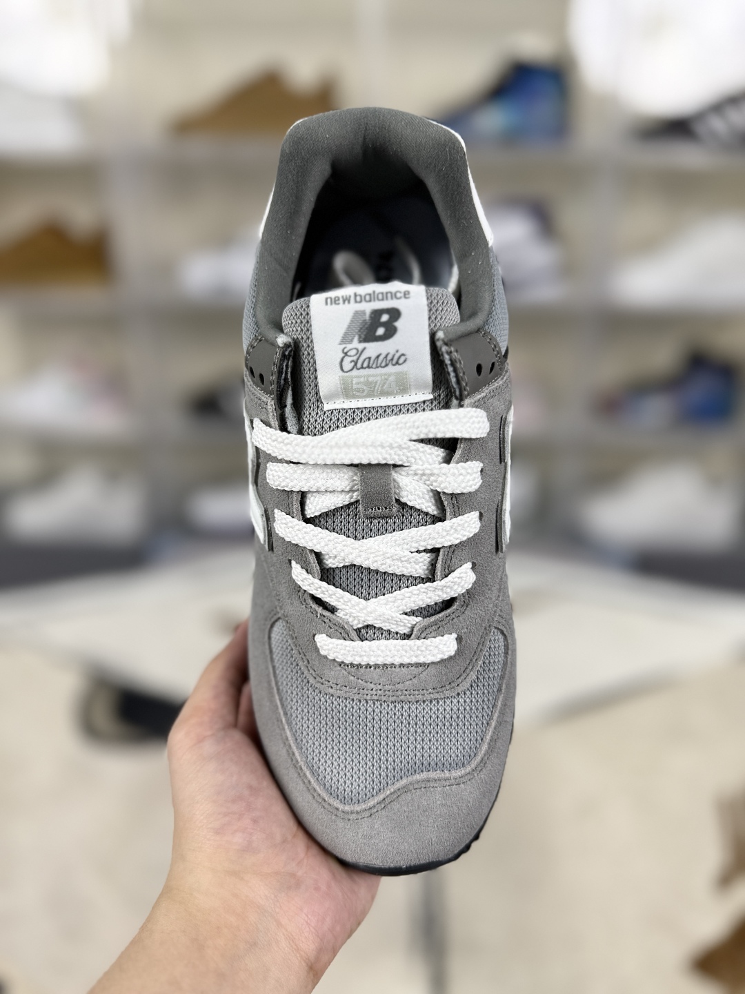 New Balance 574 Classic Grey Suede Sneakers - Retro Style & Comfort 4 cmp i1747600866453 9057 0 3