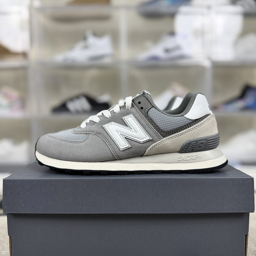 New Balance 574 Classic Grey Suede Sneakers - Retro Style & Comfort 9 cmp i1747600866460 3020 0 8