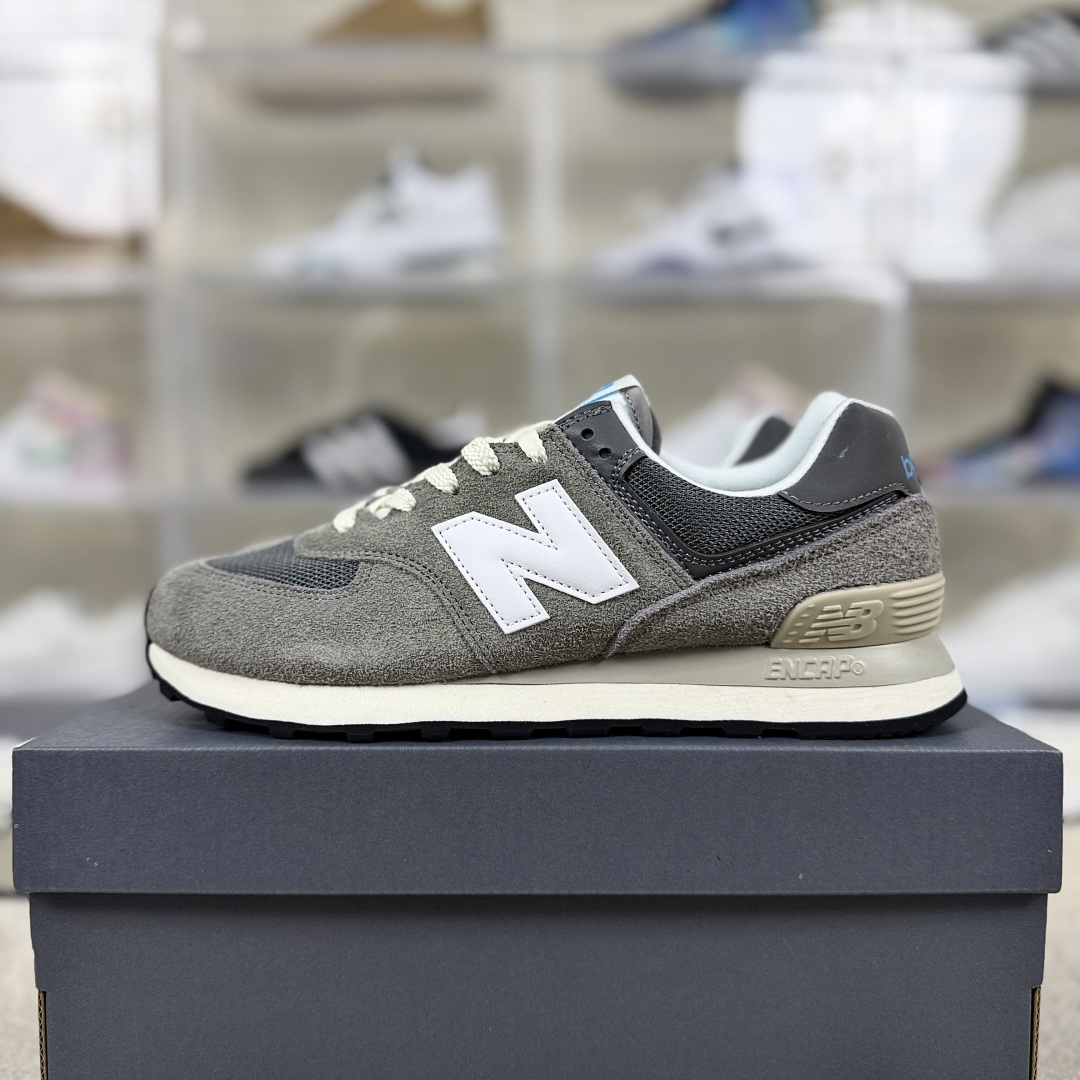 New Balance 574 Grey White: Retro, Cushioned, and Slip-Resistant Unisex Sneakers 10 cmp i1747689181230 4041 0 8