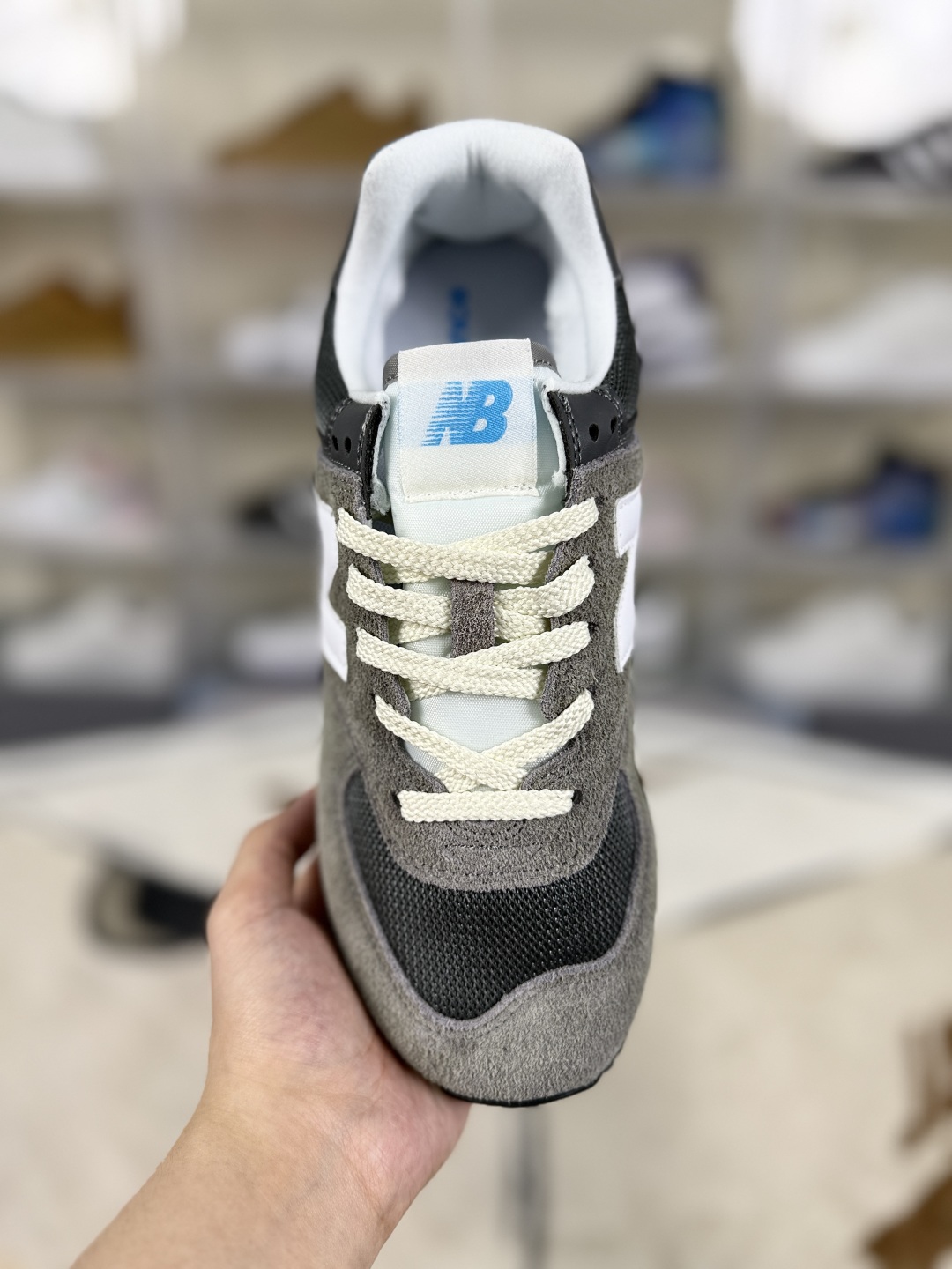New Balance 574 Grey White: Retro, Cushioned, and Slip-Resistant Unisex Sneakers 5 cmp i1747689181612 9499 0 3