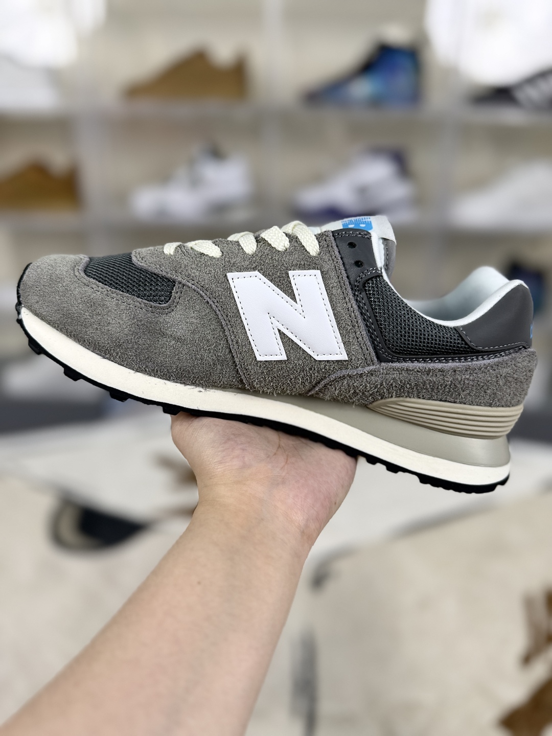 New Balance 574 Grey White: Retro, Cushioned, and Slip-Resistant Unisex Sneakers 3 cmp i1747689181622 983 0 1