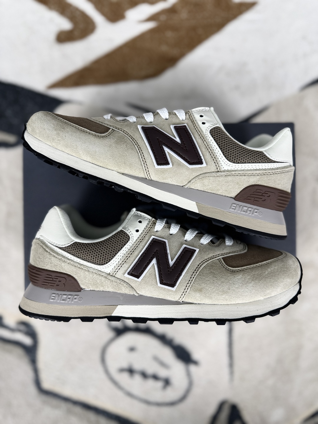 New Balance 574 Classic Sneakers - Retro Style, Everyday Comfort, Brown 8 cmp i1747689224476 2430 0 7