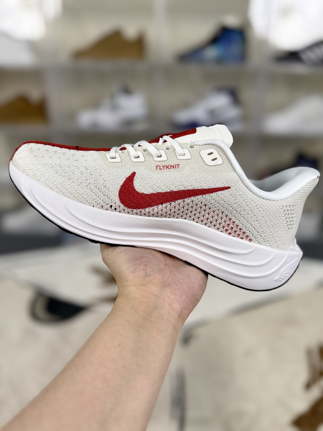Nike Pegasus Plus White Red Running Shoes - Comfortable, Breathable, Durable 3 cmp i1747689459533 4615 0 1